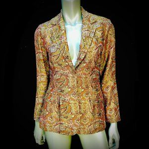 Karen Kane Paisley Jacquard Blazer - New with Tags